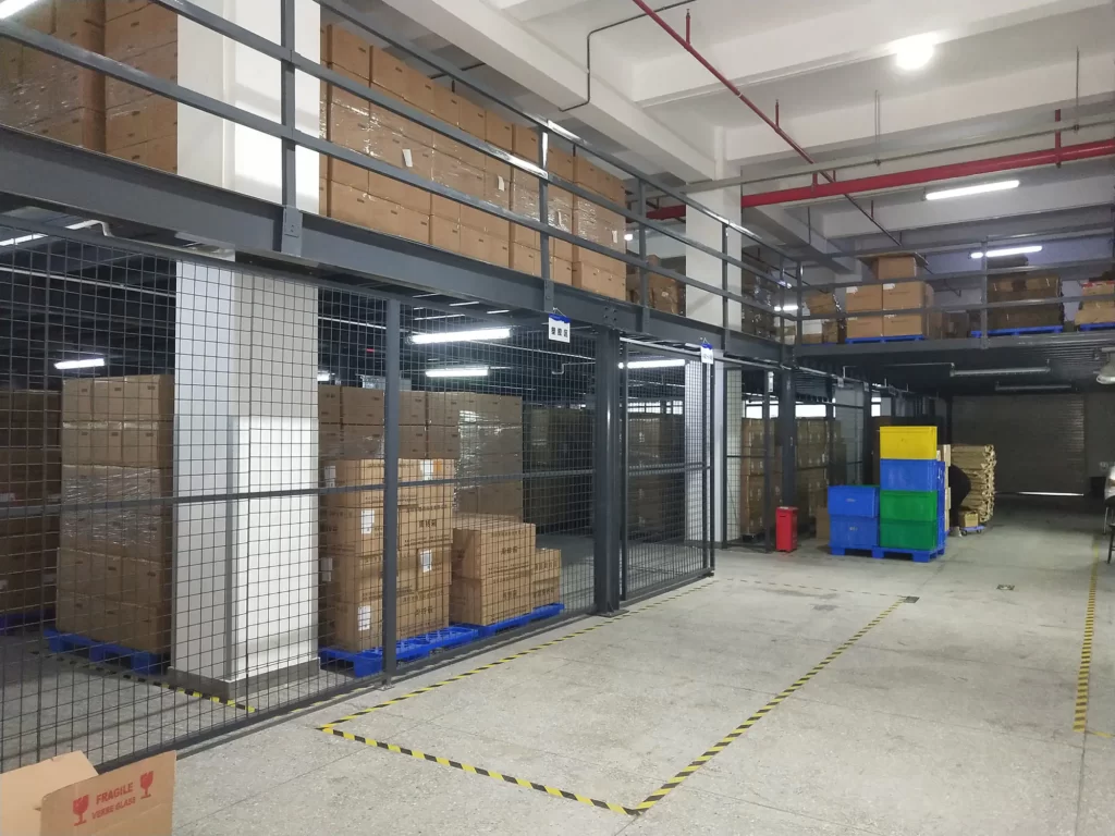 warehouse steel mezzanine
