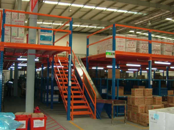 mezzanine floor warehouse storage system