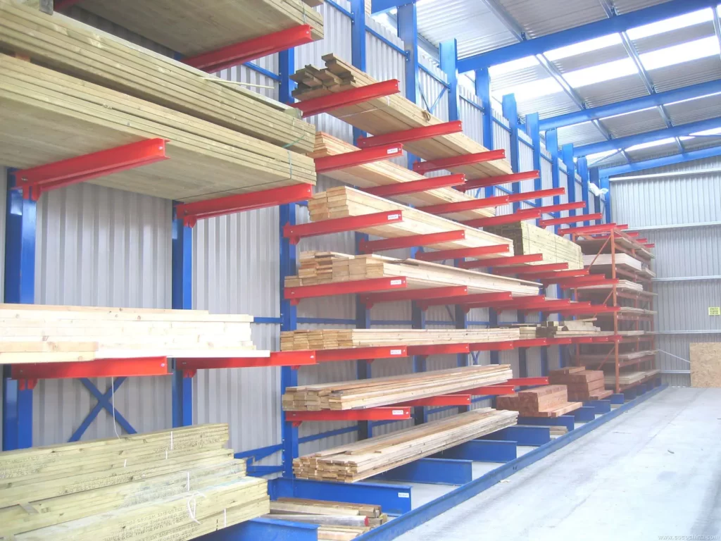 single sided cantilever rack