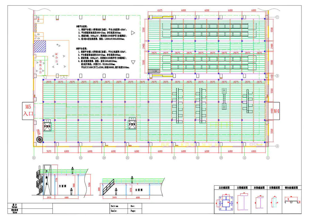 warehouse rack layout design