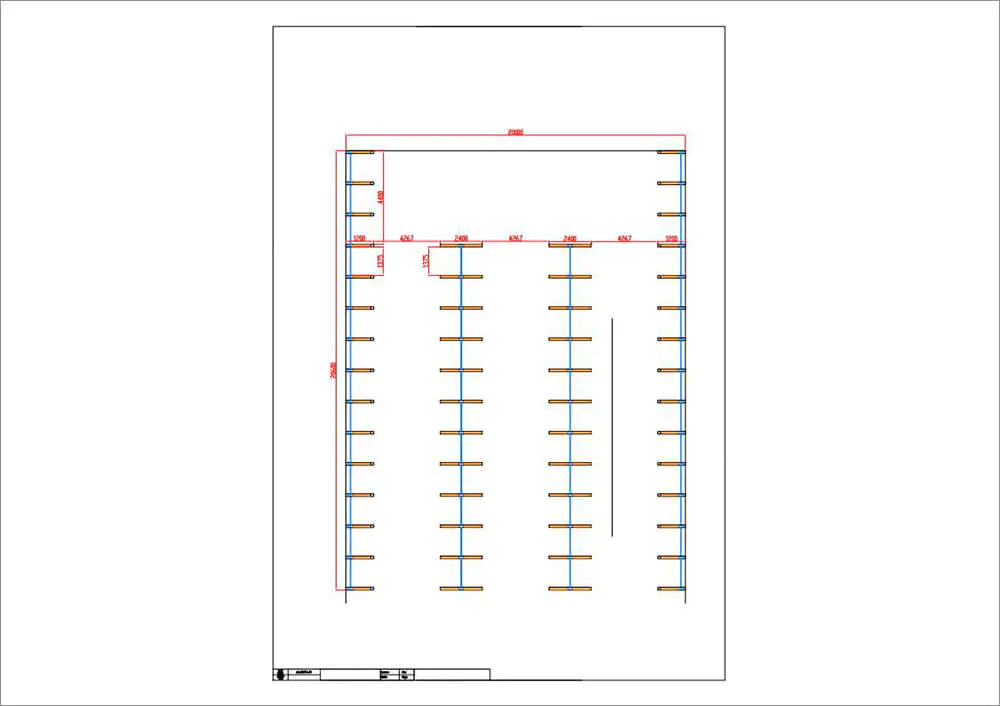 cantilever rack layout design1
