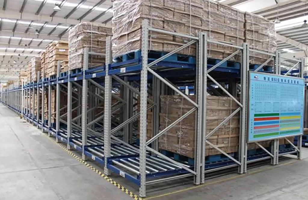 gravity storage racking