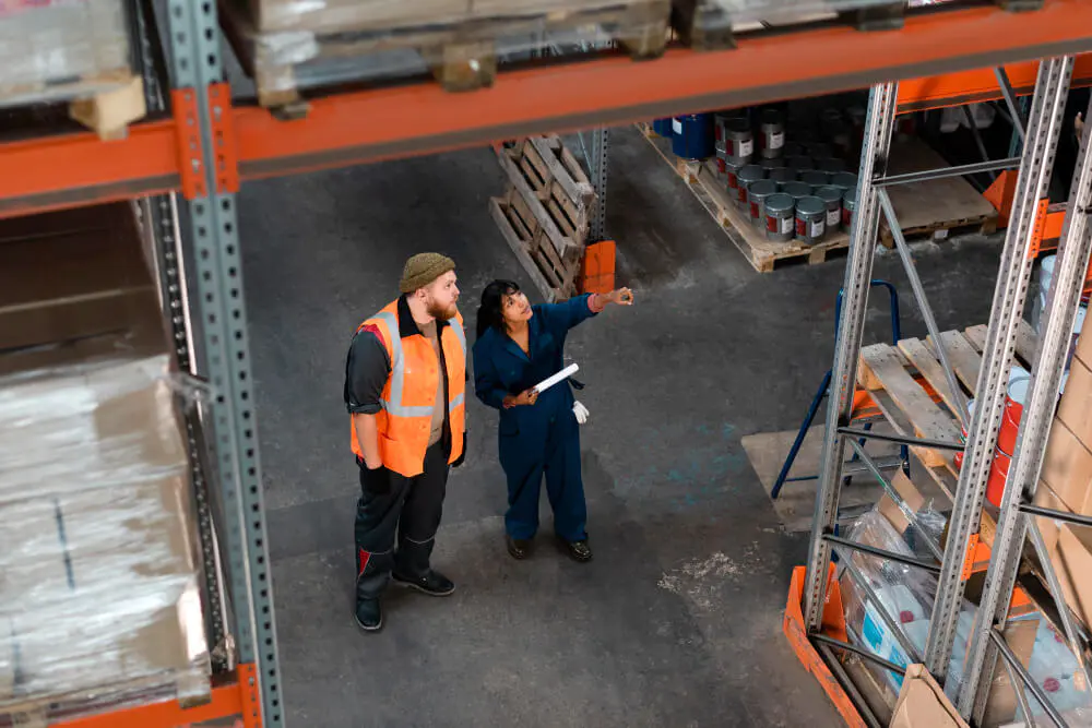 Inspection Of The Pallet Racks