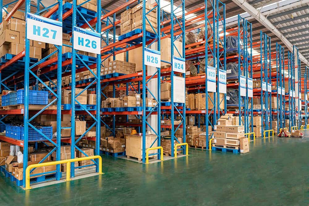 warehouse racking numbering system