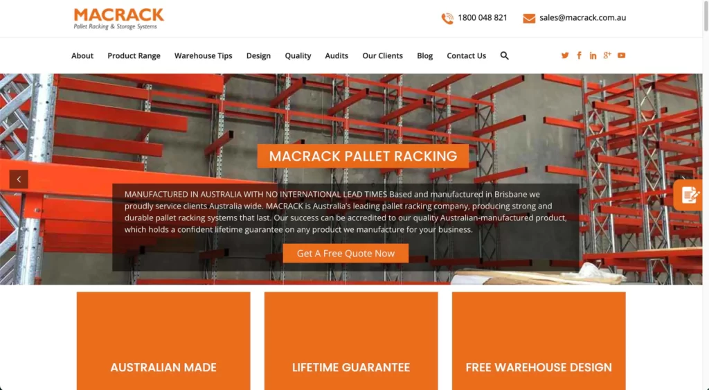 MACRACK Pallet Racking