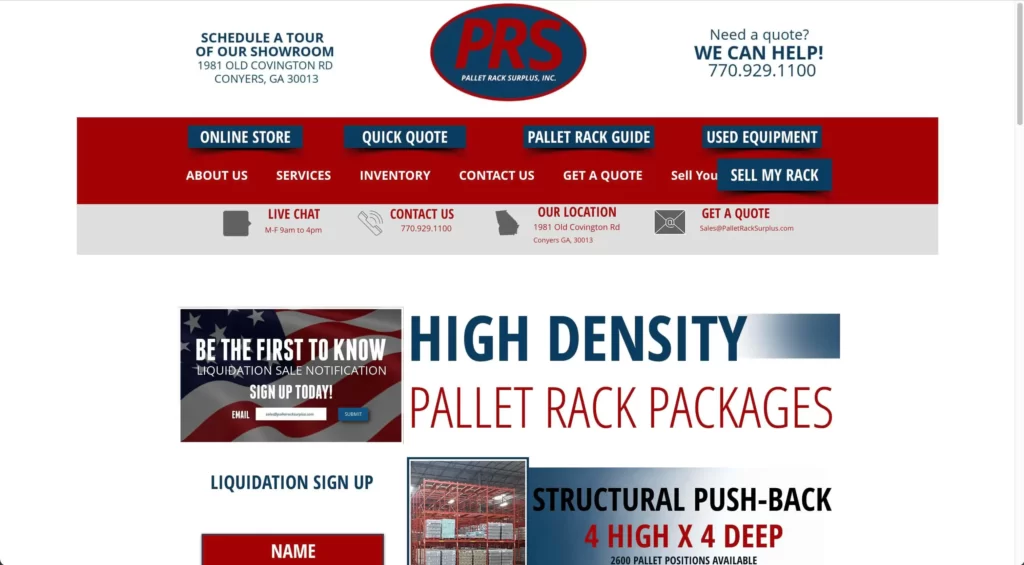 Pallet Rack Surplus Inc