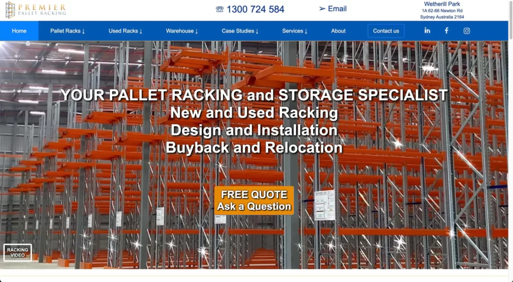 Premier Pallet Racking