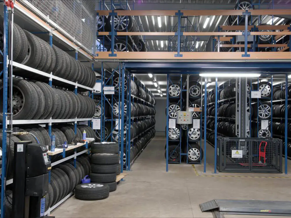 tire storage rack