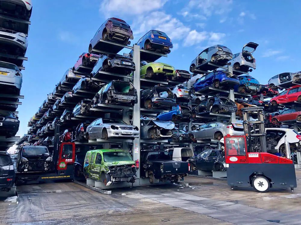 cantilever car storage rack