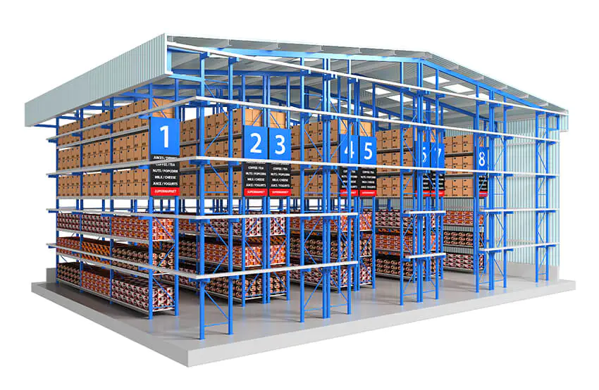 pallet rack building